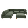 Modern Modular Sectional With Adjustable Back Support