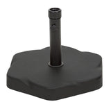 Umbrella Base With Hexagonal Shape - Black