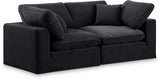 Comfy - Velvet Modular Sofa 2 Seats