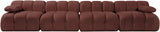 Orin - Velvet 4 Piece Modular Sofa