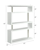 Buck II - Bookshelf - White High Gloss