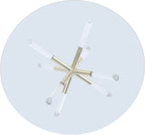 Mercury - Glass Dining Table - Pearl Silver