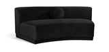 Avra - Velvet Performance Fabric Upholstered Armless Sofa