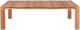 Tulum - Teak Outdoor Patio Dining Table - Natural