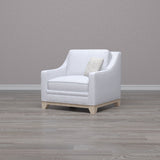 Lounge Chair With Casual Accent - Gray