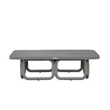 Dorado - Rectangular Outdoor Coffee Table - Gray