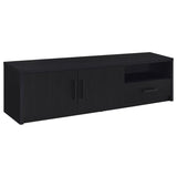 Murray - 70" 2-Door TV Stand Media Console - Black