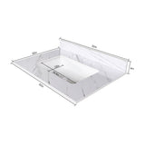 Bianco Carrara Venato Elegant Marble Vanity Top, Bathroom Vanity With Undermount Sink, Sintered Stone