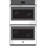 GE(R) 27" Smart Built-In Convection Double Wall Oven - (JKD5000DNBB)