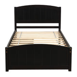 Platform Bed & Headboard, Footboard And Wood Slat Support