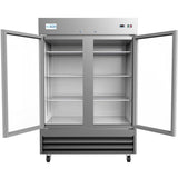 54 in. Two-Door Reach-In Refrigerator - 47 Cu Ft. RIR-2D-GD