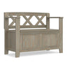 Amherst - Small Transitional Entryway Storage Bench