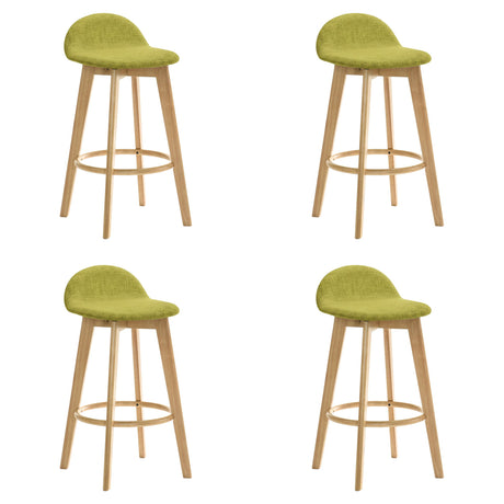 Vera - Upholstered Wood Counter Height Barstool