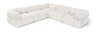 Orin - Velvet 5 Piece Modular Corner Sectional