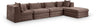 Stellar - 5 Piece Upholstered Modular Sectional