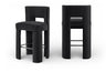 Zuno - Velvet Performance Fabric Upholstered Bar Stool (Set of 2)
