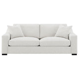 Ashlyn - Fabric Upholstered Track Arm Sofa - Sand