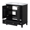 Modern Bathroom Vanity With Sink Combo, Multi Functional Cabinet With Doors And Drawer