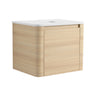 Wall Mounted Bathroom Vanity With Soft Close Door, Excluding Sink