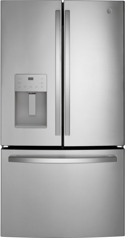 GE GYE21JYMFS Counter-Depth French-Door Refrigerator - Front View