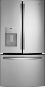 GE GYE21JYMFS Counter-Depth French-Door Refrigerator - Front View