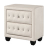Sophia - 2 Drawer Upholstered Nightstand