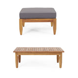 Urbanek - Acacia Wood Outdoor Conversation Set - Teak