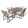 7 Piece Modern Outdoor Dining Set, Patio Furniture