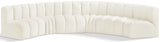 Arc - Velvet 6 Piece U-Shaped Modular Sofa