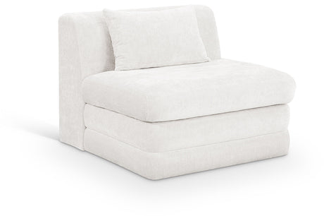 Stellar - Chenille Fabric Upholstered Modular Armless Chair