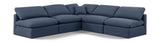 Indulge - Linen 5 Piece Modular Corner Armless Sectional