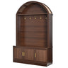 Arched Top Hall Tree With 5 Hooks