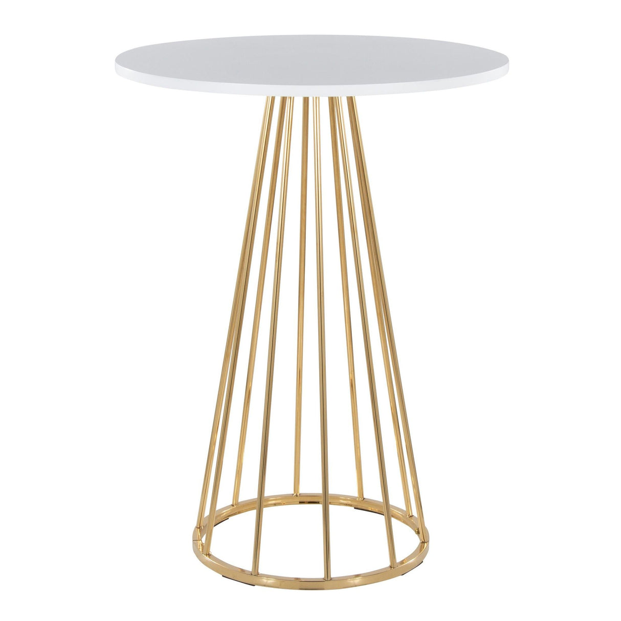 Canary - Counter Table - Gold Metal