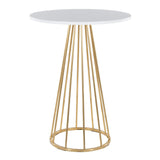 Canary - Counter Table - Gold Metal