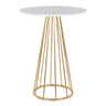 Canary - Counter Table - Gold Metal