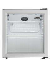 Danby 1.6 cu. ft. Compact Glass Door Fridge in Platinum - (DAG016A1BDB)