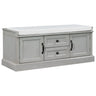 Hearth & Haven Daisy - Storage Bench With 2 Drawers And 2 Cabinets