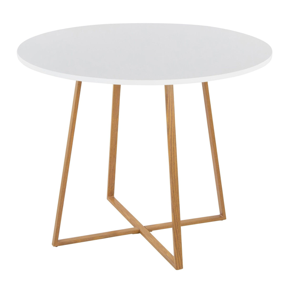 Cosmo - Dining Table - Natural Wood Metal Base