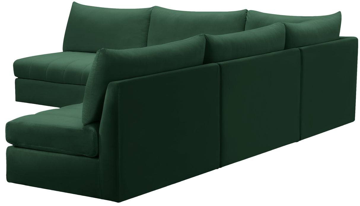 Jacob - Modular Corner Armless Sectional 5 Piece