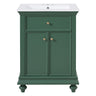 Modern Bathroom Vanity With Tip-Out Drawer And Soft-Close Hinges