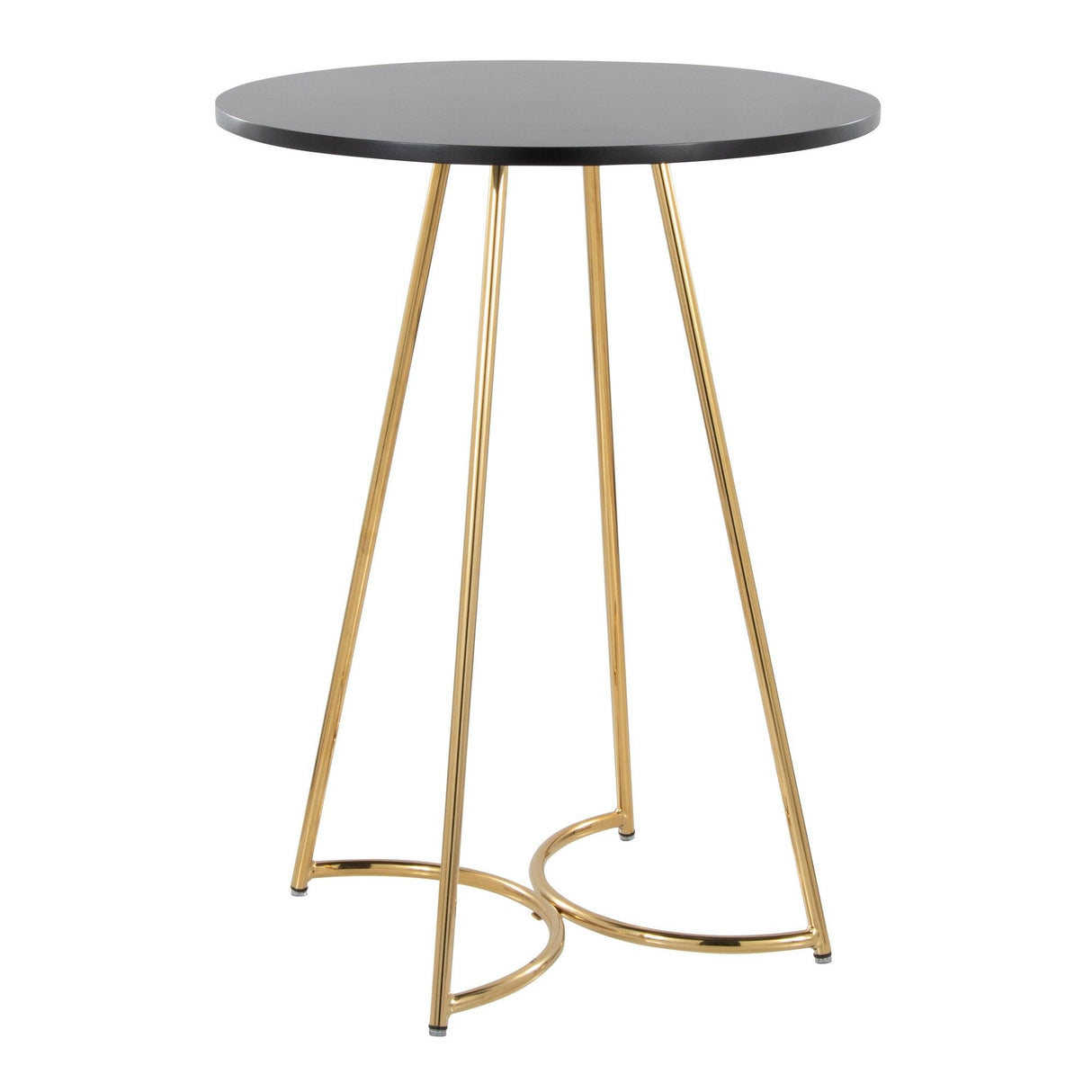 Cece - Counter Table - Gold Metal