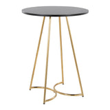 Cece - Counter Table - Gold Metal