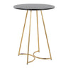 Cece - Counter Table - Gold Metal