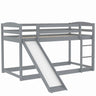 Durable Bunk Bed With Convertible Slide And Ladder