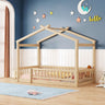 Bed House Bed Frame With Fence