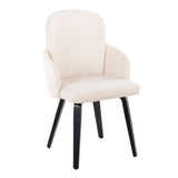 Dahlia - Contemporary Dining Chair (Set of 2) - Black Wood