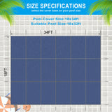 16 X 32 Ft Inground Pool Safety Cover, Rectangle