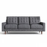 3 Seat Sofa Couch With Tufted Back Upholstered Couch For Living Room
