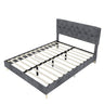 Upholstered Bed With Tufted Headboard