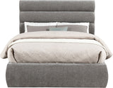 Adam - Chenille Fabric Bed With 52" Headboard